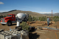 Ready for Concrete Pour View Toward the South